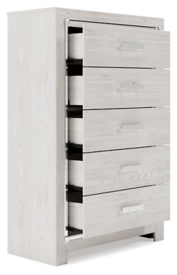 Altyra Twin Panel Bed, Chest and Nightstand