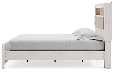 Cama con librería Altyra Queen con paneles