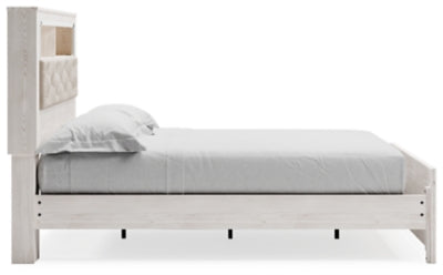 Cama con librería Altyra Queen con paneles