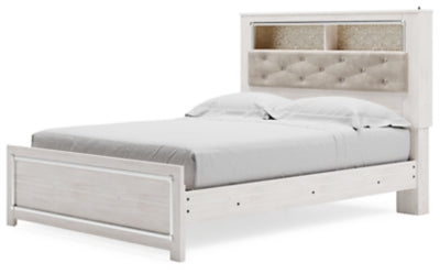 Cama con librería Altyra Queen con paneles