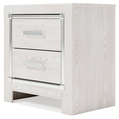 Altyra Twin Panel Bed, Chest and Nightstand