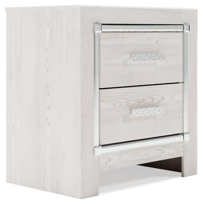 Altyra Twin Panel Bed, Chest and Nightstand