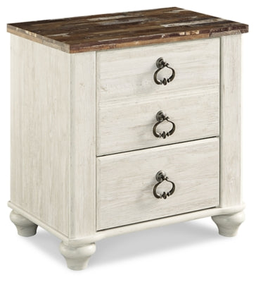 Willowton Dresser and 2 Nightstands