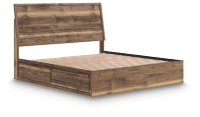 Cama Chirason King con paneles y almacenamiento