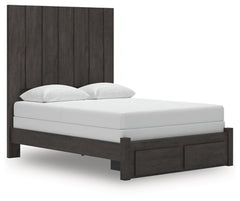 Cama Fraluna Queen con almacenamiento y paneles