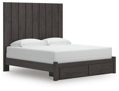 Cama Fraluna King con almacenamiento y paneles