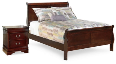 Cama de tres plazas Alisdair y mesita de noche