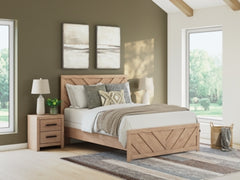 Cama Queen con paneles Sanginlane
