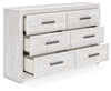 Cayboni Queen Panel Bed, Dresser and Nightstand