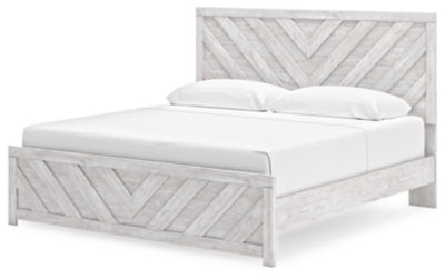 Cayboni King Panel Bed, Dresser and Nightstand
