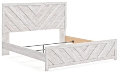 Cayboni King Panel Bed, Dresser and Nightstand