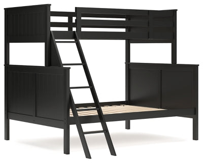 Nextonfort Twin over Full Bunk Bed with Mattresses