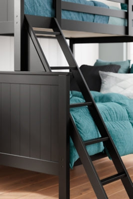 Nextonfort Twin over Full Bunk Bed with Mattresses