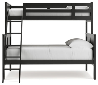 Nextonfort Twin over Full Bunk Bed with Mattresses