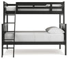 Nextonfort Twin over Full Bunk Bed with Mattresses