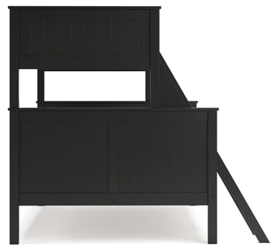 Nextonfort Twin over Full Bunk Bed with Mattresses