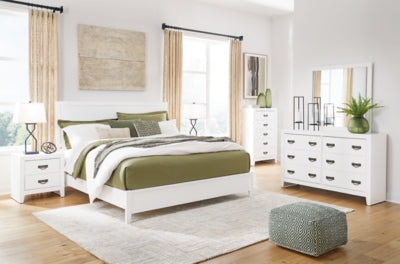 Cama California King con paneles Binterglen