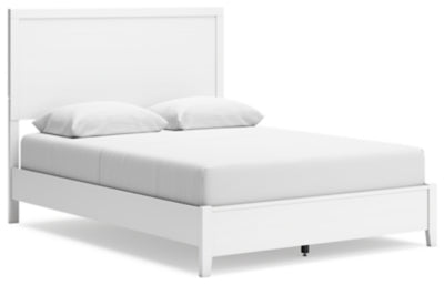 Cama Queen con paneles, tocador y espejo Binterglen