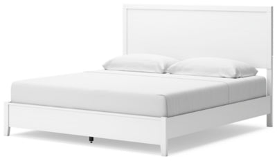 Cama King con paneles, tocador, espejo y mesita de noche Binterglen