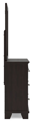 Covetown Queen Panel Bed, Dresser, Mirror, Chest and Nightstand