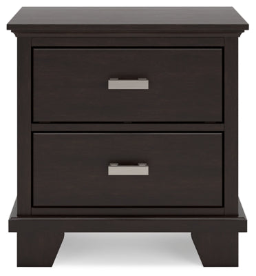 Covetown King Panel Bed, Dresser, Mirror and Nightstand