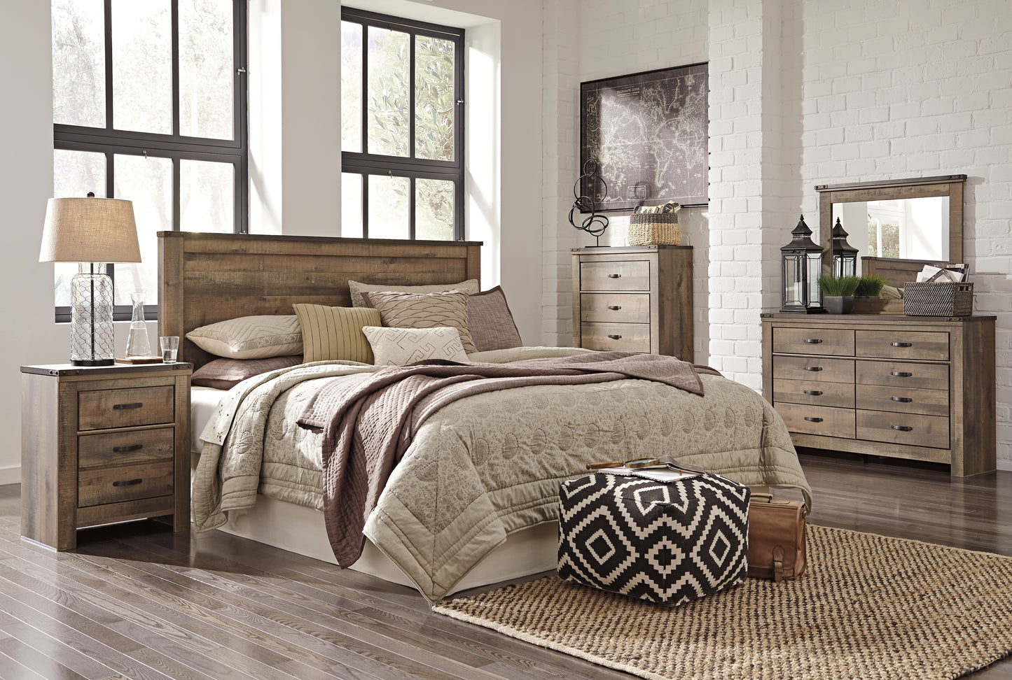 Trinell King/California King Panel Headboard