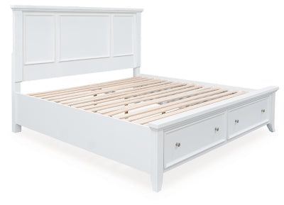 Cama Trulani California King con almacenamiento y paneles