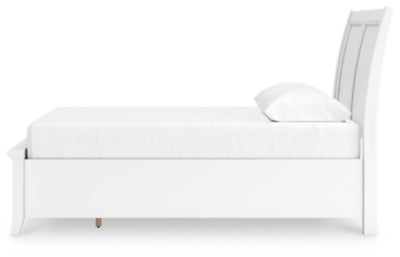 Cama Queen tipo trineo con espacio de almacenamiento Trulani