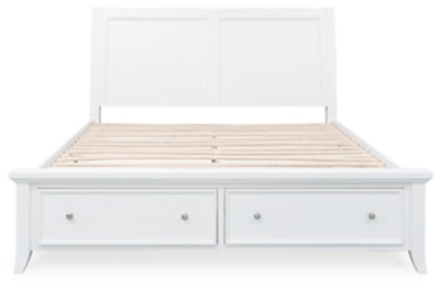 Trulani California King Sleigh Storage Bed