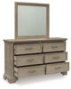 Vallardia Dresser and Mirror