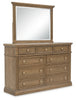 Mylarken Dresser and Mirror