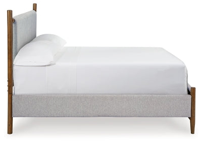 Lyncott King Upholstered Bed, Chest and Nightstand