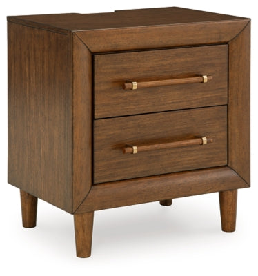 Lyncott King Upholstered Bed, Chest and Nightstand