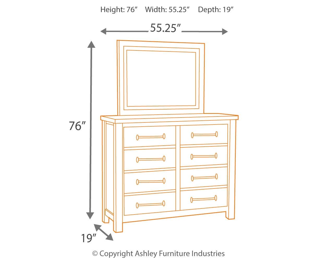 Starmore Dresser and Mirror