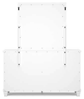 Fortman King Panel Bed, Dresser, Mirror and Nightstand