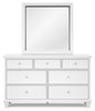 Fortman Queen Panel Bed, Dresser, Mirror and 2 Nightstands