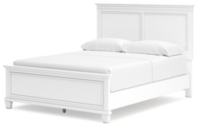 Fortman Queen Panel Bed, Dresser, Mirror and 2 Nightstands