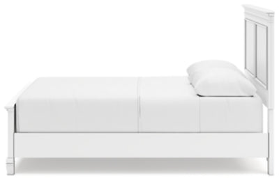 Fortman Queen Panel Bed, Dresser, Mirror and 2 Nightstands