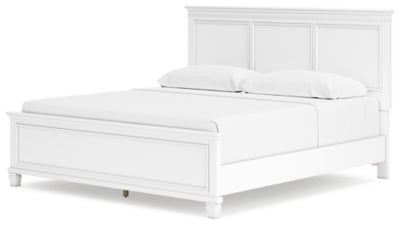 Fortman King Panel Bed, Dresser, Mirror and Nightstand