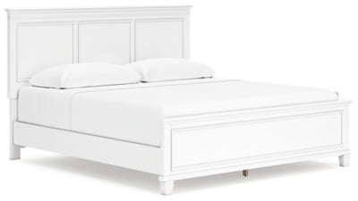 Fortman King Panel Bed, Dresser, Mirror and Nightstand