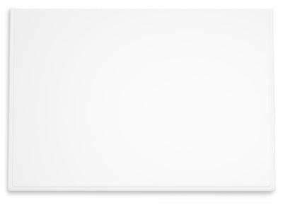 Cama Fortman King con paneles, cómoda y dos mesitas de noche