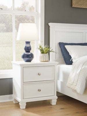 Fortman King Panel Bed, Dresser, Mirror and Nightstand