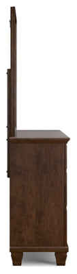 Danabrin Queen Panel Bed, Dresser, Mirror and Nightstand