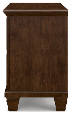 Danabrin Queen Panel Bed, Dresser, Mirror and Nightstand