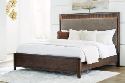 Cama tapizada Korestone California King con paneles