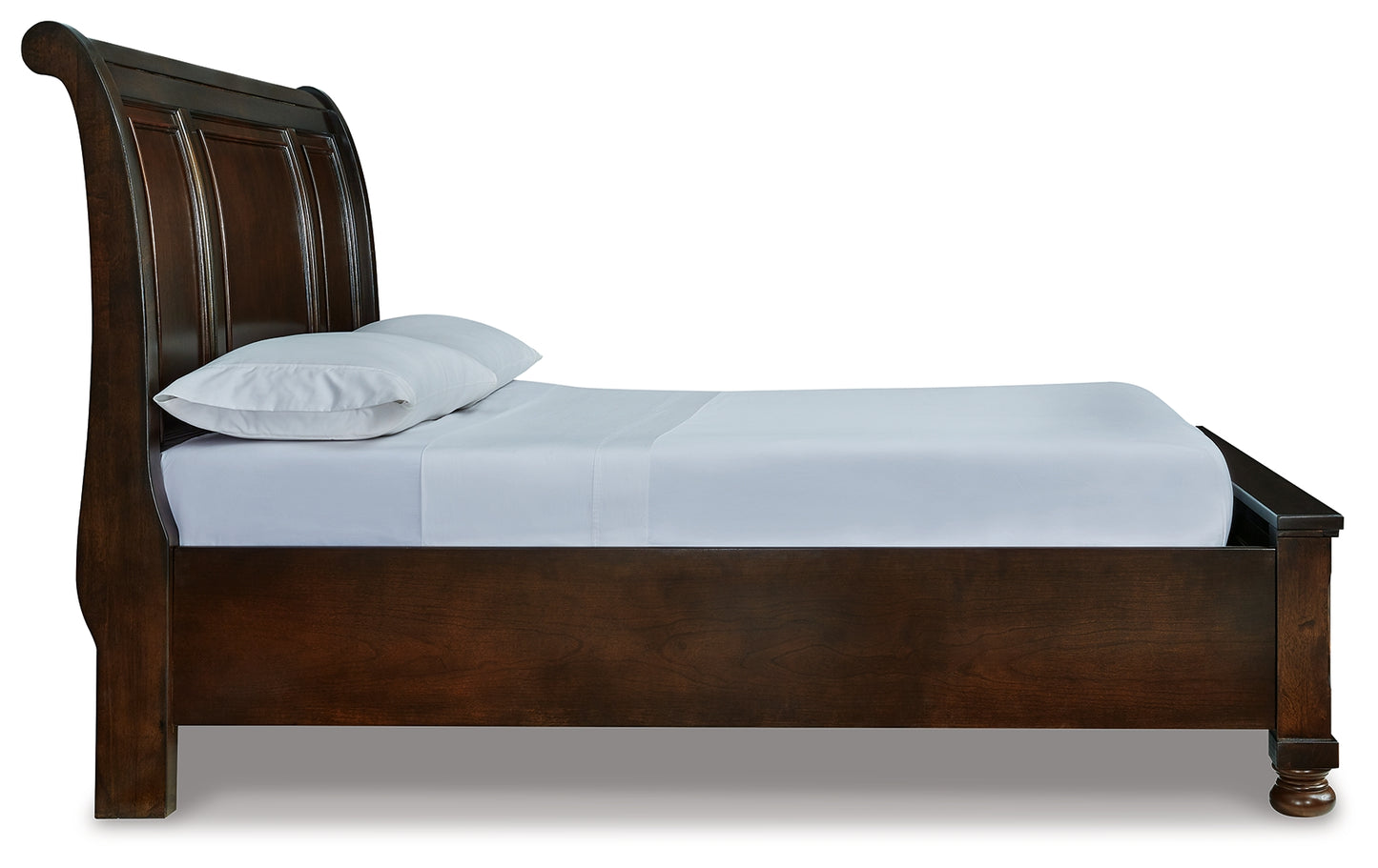 Cama tipo trineo Porter Queen con espacio de almacenamiento