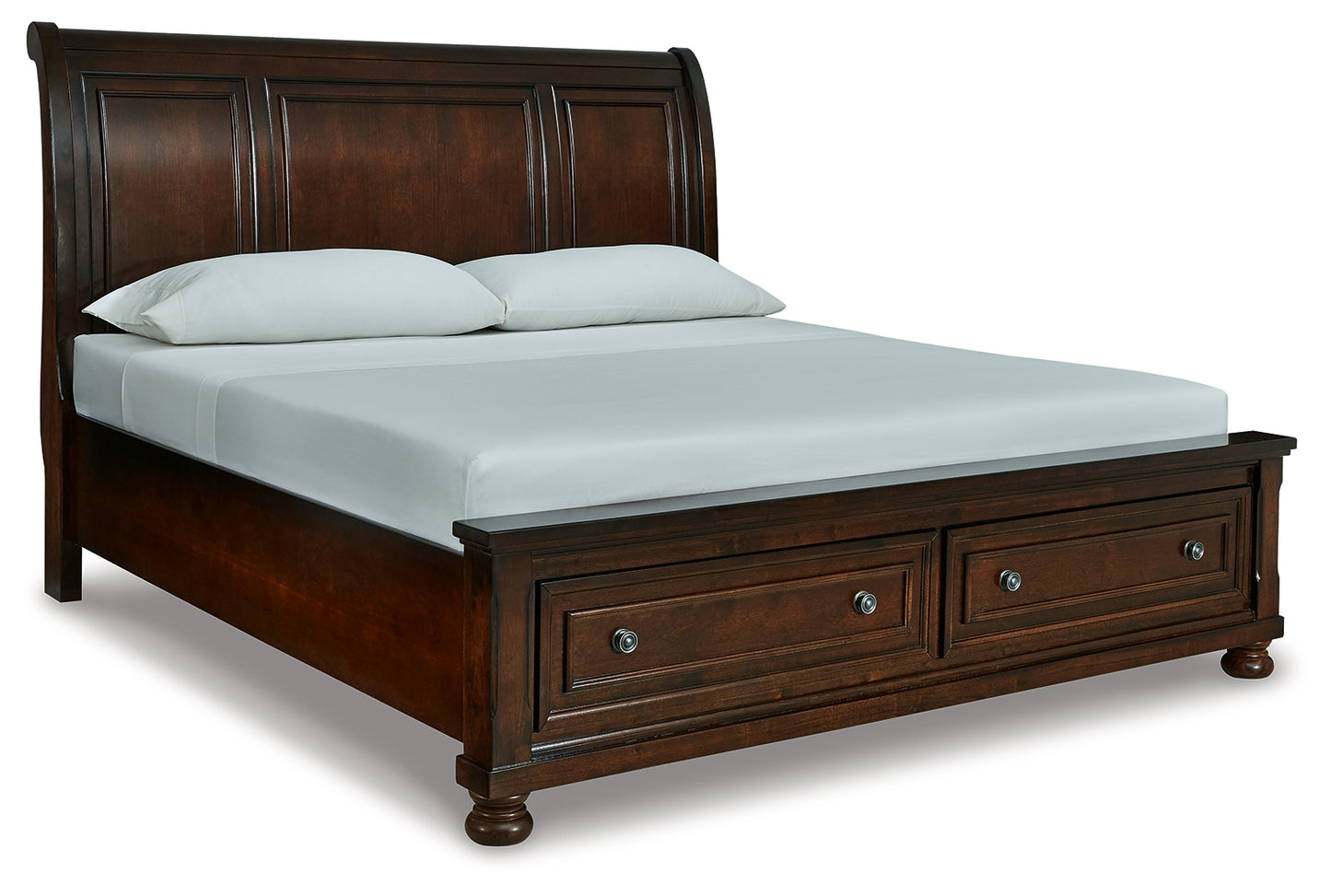 Cama tipo trineo Porter California King con almacenamiento