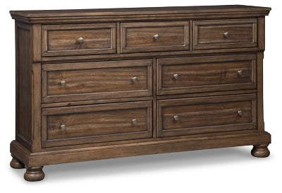 Flynnter Queen Panel Bed, Dresser and Nightstand