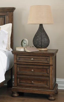 Flynnter Queen Panel Bed, Dresser and Nightstand