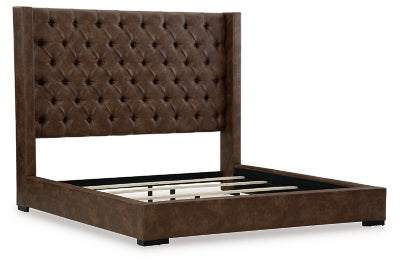 Cama King tapizada Steenlage